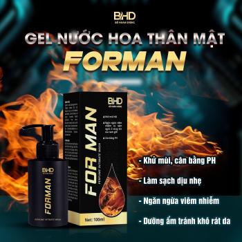 Dung Dịch Vệ Sinh Nam FORMAN - Ngọc Nữ Tâm Vươnggel-nuoc-hoa-nam-for-man